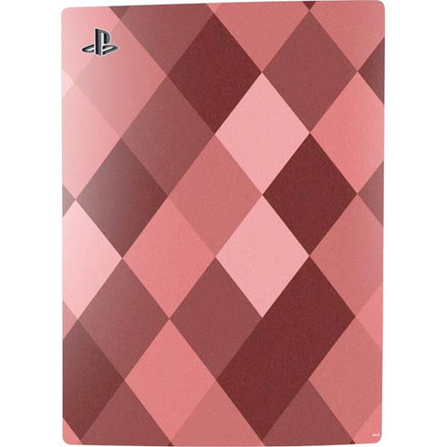 Autumn Red Geometric PS5 Digital Edition Bundle Skin