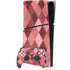 Autumn Red Geometric PS5 Slim Digital Edition Console Skin