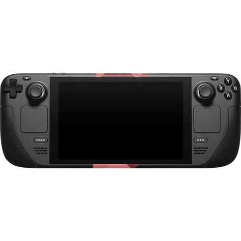 Autumn Red Geometric Steam Deck Handheld Gaming Computer Skin