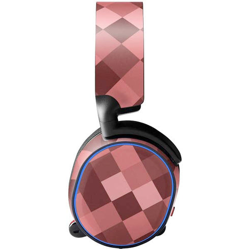 Autumn Red Geometric SteelSeries Arctis 5 Skin