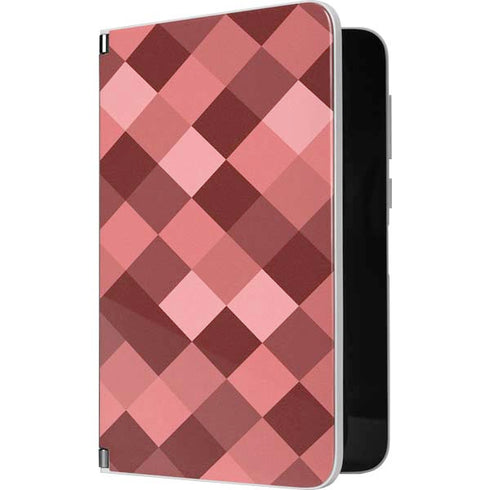 Autumn Red Geometric Surface Duo Skin