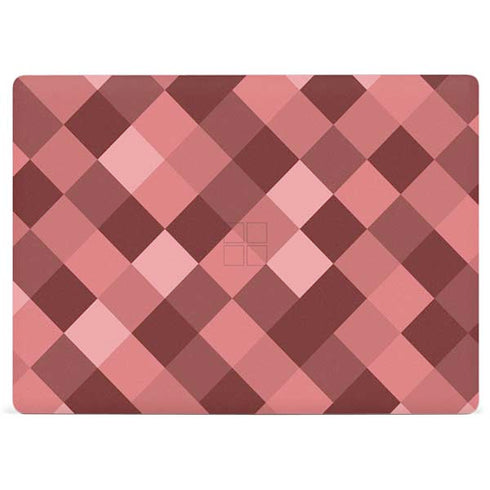 Autumn Red Geometric Surface Laptop 3 13.5in Skin