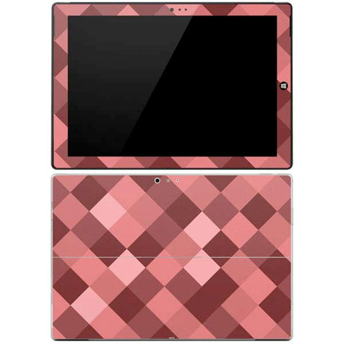 Autumn Red Geometric Surface Pro 3 Skin