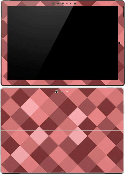 Autumn Red Geometric Surface Pro 4 Skin