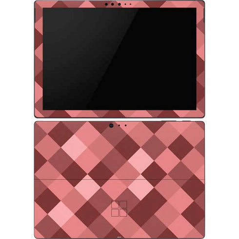 Autumn Red Geometric Surface Pro 6 Skin