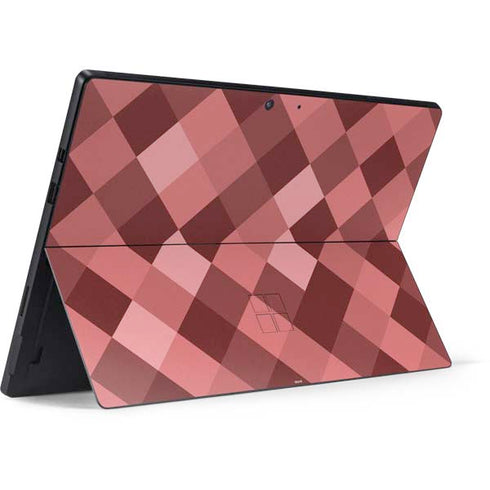 Autumn Red Geometric Surface Pro 7 Skin