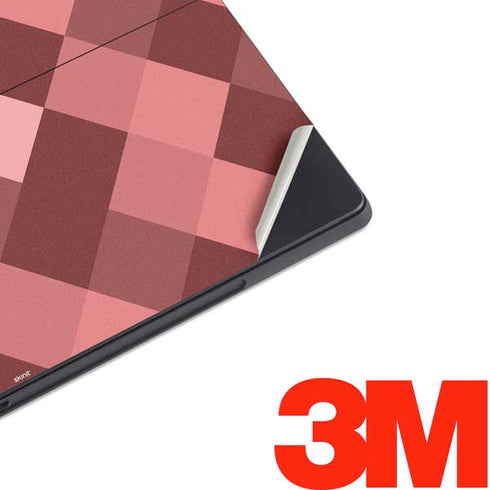 Autumn Red Geometric Surface Pro 7 Skin
