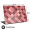 Autumn Red Geometric Universal Laptop 18in (14.6 x 10.6in) Skin