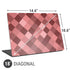 Autumn Red Geometric Universal Laptop 18in (14.6 x 10.6in) Skin