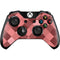 Autumn Red Geometric Xbox One Controller Skin