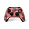 Autumn Red Geometric Xbox One X Controller Skin