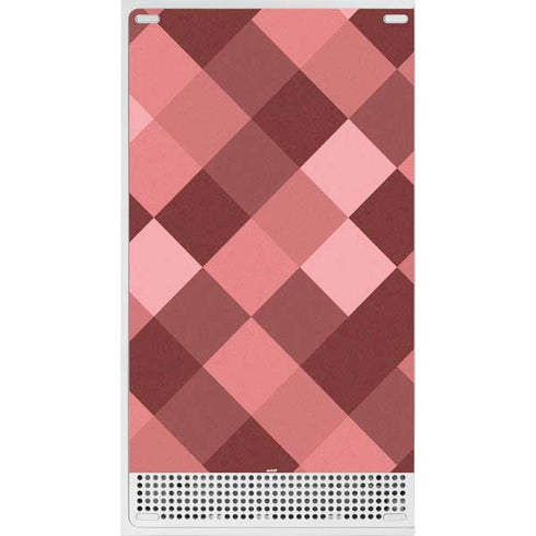 Autumn Red Geometric Xbox Series S Console Skin