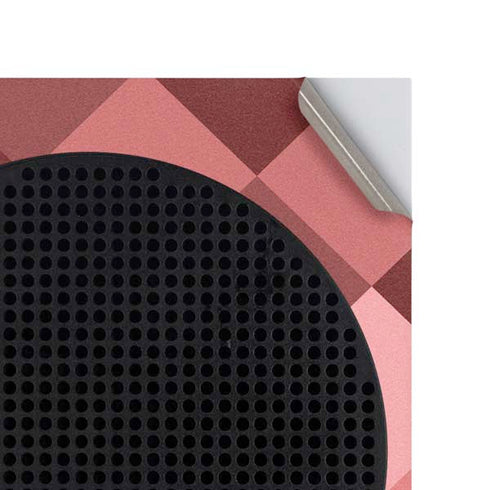 Autumn Red Geometric Xbox Series S Console Skin