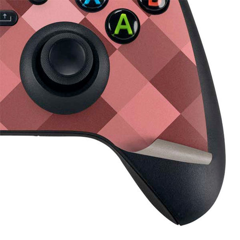Autumn Red Geometric Xbox Series X Controller Skin