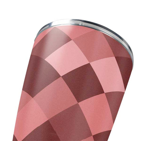 Autumn Red Geometric Yeti 20oz Tumbler Skin
