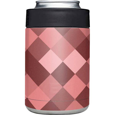 Autumn Red Geometric Yeti Colster Can Insulator Skin