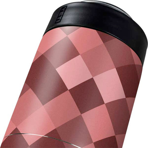 Autumn Red Geometric Yeti Colster Can Insulator Skin