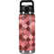 Autumn Red Geometric YETI Rambler 26oz Bottle Skin