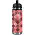 Autumn Red Geometric YETI Rambler 26oz Bottle Skin