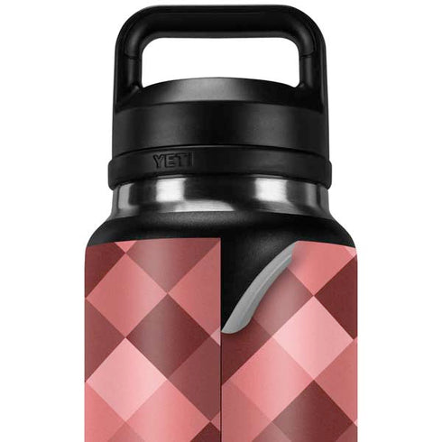 Autumn Red Geometric YETI Rambler 36oz Bottle Skin