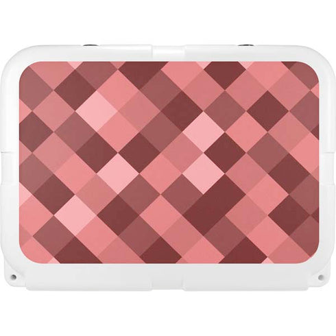 Autumn Red Geometric YETI Tundra 35 Hard Cooler Skin