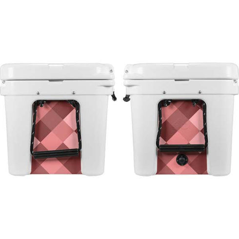 Autumn Red Geometric YETI Tundra 35 Hard Cooler Skin