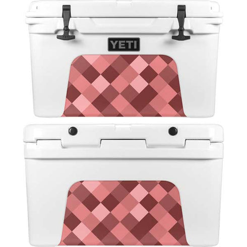 Autumn Red Geometric YETI Tundra 45 Hard Cooler Skin