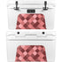 Autumn Red Geometric YETI Tundra 45 Hard Cooler Skin