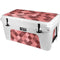 Autumn Red Geometric YETI Tundra 65 Hard Cooler Skin