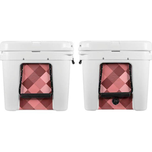 Autumn Red Geometric YETI Tundra 65 Hard Cooler Skin