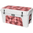 Autumn Red Geometric YETI Tundra 75 Hard Cooler Skin