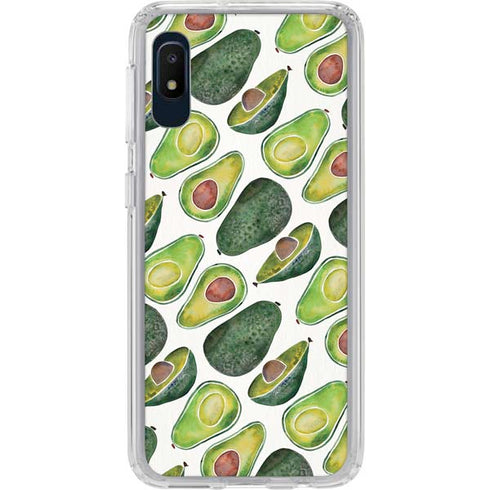 Cat Coq Avocados Galaxy A10e Clear Case