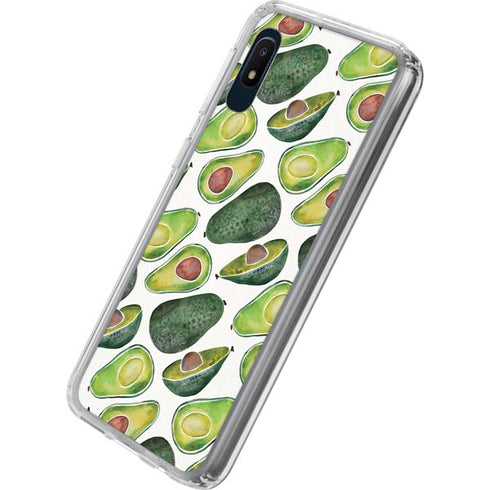 Cat Coq Avocados Galaxy A10e Clear Case
