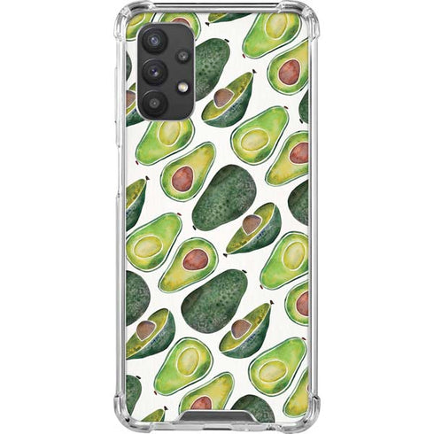 Cat Coq Avocados Galaxy A32 5G Clear Case