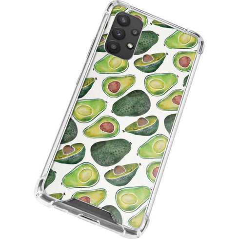 Cat Coq Avocados Galaxy A32 5G Clear Case