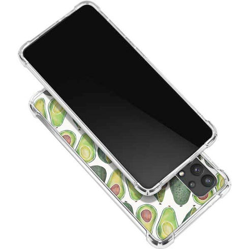 Cat Coq Avocados Galaxy A32 5G Clear Case