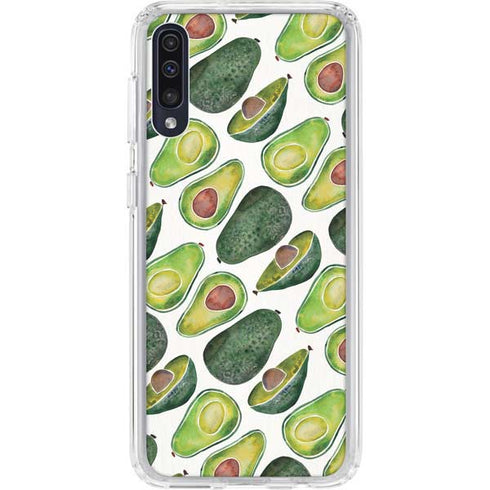 Cat Coq Avocados Galaxy A50 Clear Case