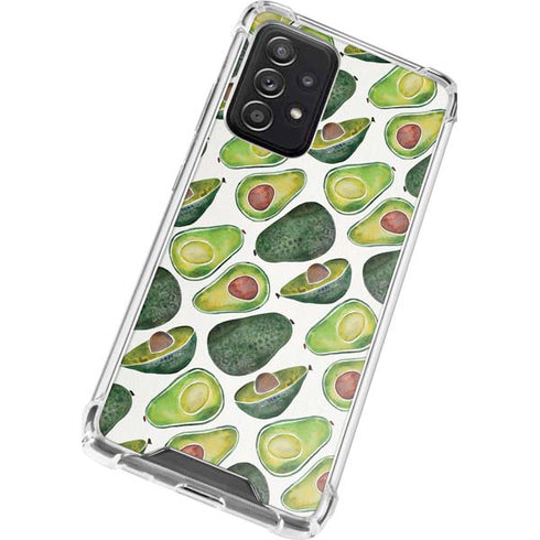 Cat Coq Avocados Galaxy A52 5G Clear Case