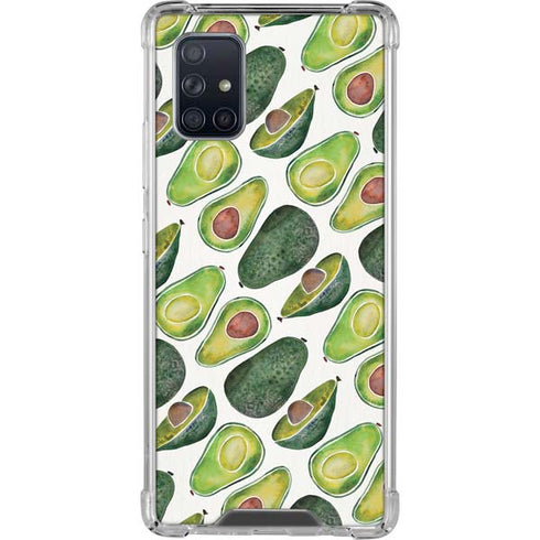 Cat Coq Avocados Galaxy A71 5G Clear Case