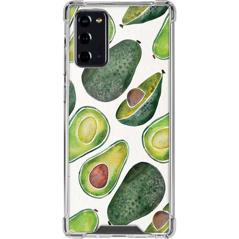 Cat Coq Avocados Galaxy Note20 5G Clear Case