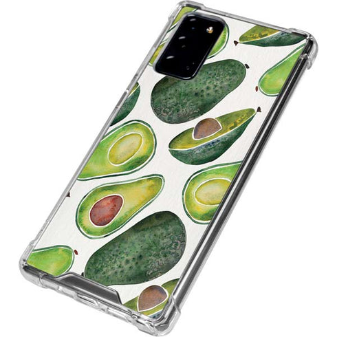 Cat Coq Avocados Galaxy Note20 5G Clear Case
