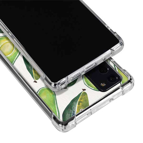 Cat Coq Avocados Galaxy Note20 5G Clear Case