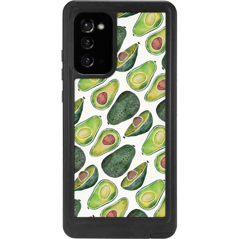 Cat Coq Avocados Galaxy Note20 5G Waterproof Case