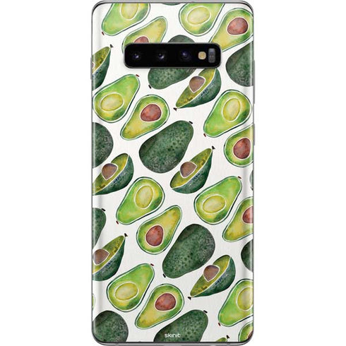 Cat Coq Avocados Galaxy S10 Plus Skin