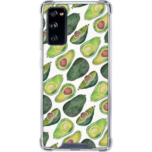 Cat Coq Avocados Galaxy S20 FE Clear Case