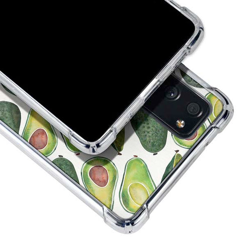 Cat Coq Avocados Galaxy S20 FE Clear Case