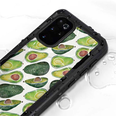 Cat Coq Avocados Galaxy S20 Plus Waterproof Case