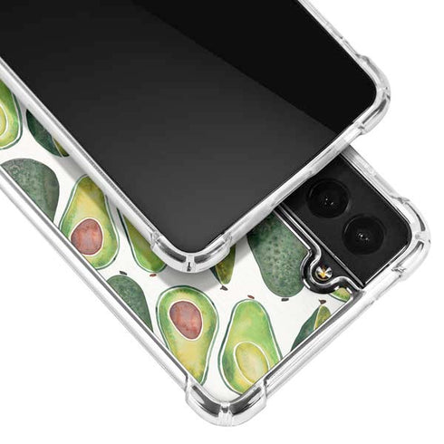 Cat Coq Avocados Galaxy S21 Plus 5G Clear Case