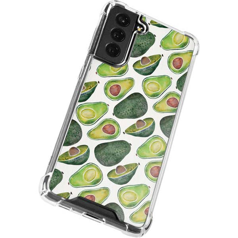 Cat Coq Avocados Galaxy S22 Clear Case