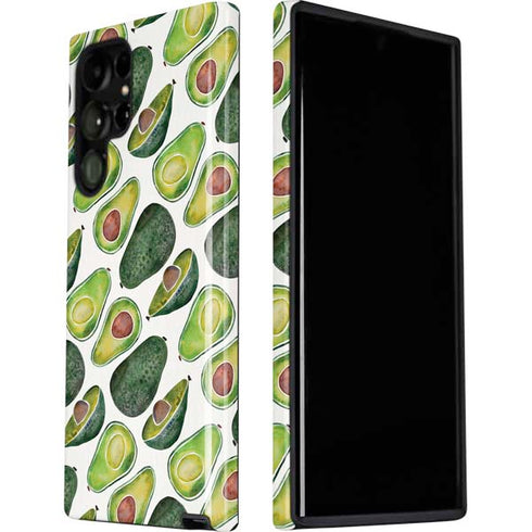 Cat Coq Avocados Galaxy S22 Ultra Pro Case